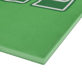 Alphi Chi Omega Green Letters Schneidebrett (Ecke)