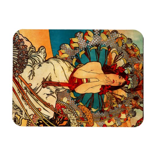 Alphon Mucha Monte Carlo Magnet (Horizontal)