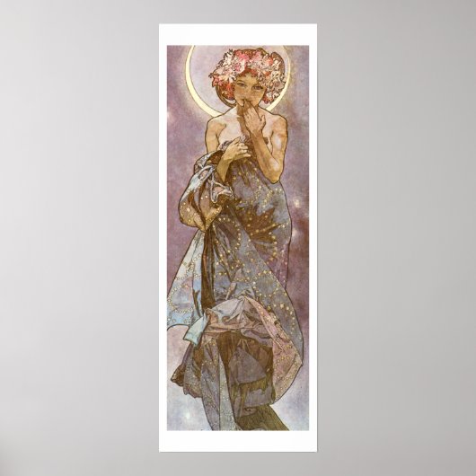 Alphone Mucha ~ The Moon 1902 Poster (Vorne)