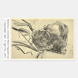 Alphons Johannes Maria Diepenbrock 1900 Rechteckiger Aufkleber