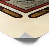 Alphons Mucha Beer Advertisement Poster (Ecke)