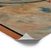 Alphons Mucha Biscuit Werbung Poster (Ecke)