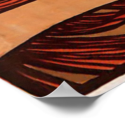 Alphons Mucha Cycles Perfecta Poster (Ecke)