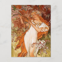 Alphons Mucha - Die vier Jahreszeiten - Frühjahr