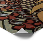 Alphons Mucha Monaco Monte Carlo Poster (Ecke)