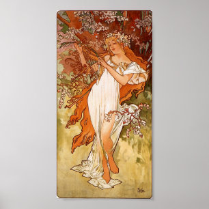 Alphons Mucha Spring Poster