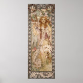 Alphons Mucha Überraschung im Wald Poster (Vorne)