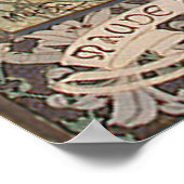 Alphons Mucha Überraschung im Wald Poster (Ecke)