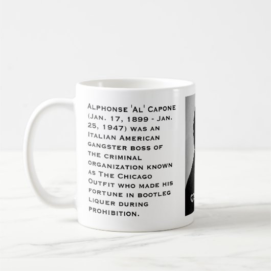 Alphonse "Al" Capone Kaffeetasse (Links)