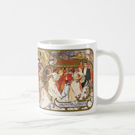 Alphonse (Alfons) Mucha: Amants Kaffeetasse (Rechts)