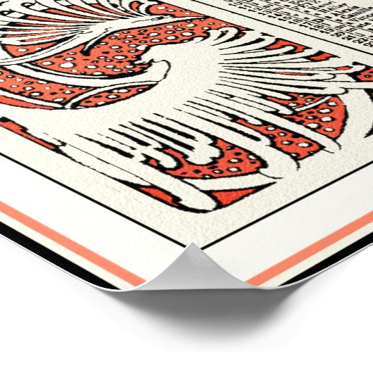 Alphonse (Alfons) Mucha Art Nouveau Poster (Ecke)