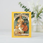 Alphonse (Alfons) Mucha Chocolat Ideal Postkarte (Stehend Vorderseite)