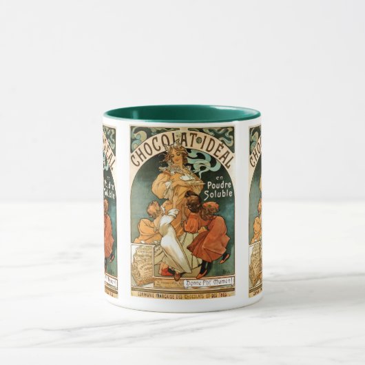 Alphonse (Alfons) Mucha Chocolat Ideal Tasse (Zentrum)