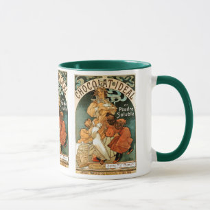 Alphonse (Alfons) Mucha Chocolat Ideal Tasse