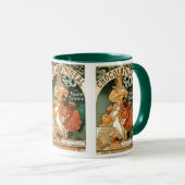 Alphonse (Alfons) Mucha Chocolat Ideal Tasse (VorderseiteRechts)