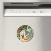Alphonse (Alfons) Mucha: Cognac - Jugendstil Magnet (In Situ (Geschirrspüler))