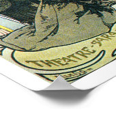 Alphonse [Alfons] Mucha Poster Print: La Tosca (Ecke)