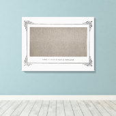 Alphonse Allais, April Fools, Grau, Abstrakte Kuns Leinwanddruck (Insitu (Holzboden))