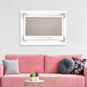 Alphonse Allais, April Fools, Grau, Abstrakte Kuns Leinwanddruck