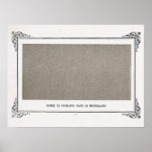 Alphonse Allais, April Fools, Grau, Abstrakte Kuns Poster (Vorne)