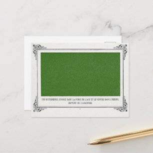 Alphonse Allais, April Fools, grüne, Abstrakte Kun Postkarte