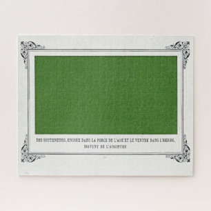 Alphonse Allais, April Fools, grüne, Abstrakte Kun Puzzle