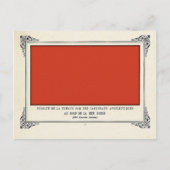 Alphonse Allais, April Narren, Rot, Abstrakte Kuns Postkarte (Vorderseite)