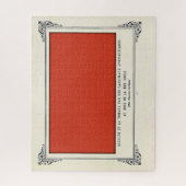 Alphonse Allais, April Narren, Rot, Abstrakte Kuns Puzzle (Vertikal)