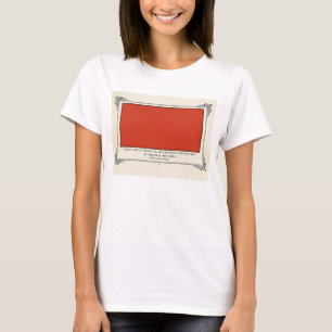 Alphonse Allais, April Narren, Rot, Abstrakte Kuns T-Shirt