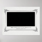 Alphonse Allais, April Narren, Schwarz, Abstrakte Poster (Vorne)