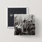 Alphonse de Lamartine an Rathaus Button (Vorne & Hinten)