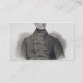 Alphonse de Lamartine, graviert von Pierre Pelee Visitenkarte (Rückseite)