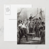 Alphonse de Lamartine im Rathaus Postkarte (Vorne/Hinten)