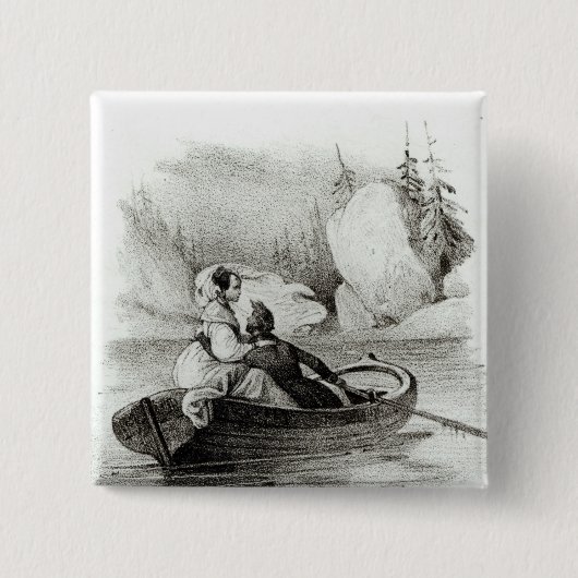 Alphonse de Lamartine und Elvire Button (Vorderseite)