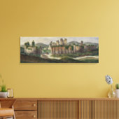 Alphonse Dousse Caerphilly Castle Canvas Print Leinwanddruck (Insitu (Wohnzimmer))