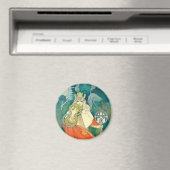 Alphonse Maria Mucha ~ Art Nouveau Magnet (In Situ (Geschirrspüler))