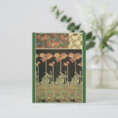 Alphonse Maria Mucha ~ Decoratifs Postkarte (Stehend Vorderseite)