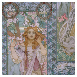 Alphonse Maria Mucha – Jugendstil Art nouveau DIY Stoff