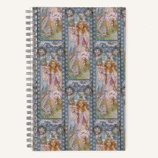 Alphonse Maria Mucha – Jugendstil Art nouveau Notizblock