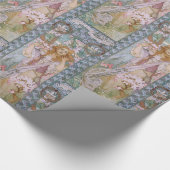 Alphonse Maria Mucha – White Star Jugendstil Art Geschenkpapier (Ecke)