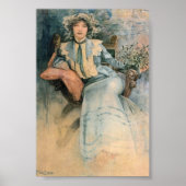 Alphonse Maria Muchas Mistletoe Poster (Vorne)