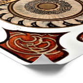 Alphonse Maria Mucha's Zodiaque oder La Plume Poster (Ecke)