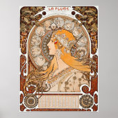 Alphonse Maria Mucha's Zodiaque oder La Plume Poster (Vorne)