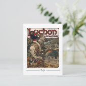 Alphonse Mucha #117 - Fine Art Postcard Postkarte (Stehend Vorderseite)