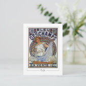 Alphonse Mucha #11 - Fine Art Postcard Postkarte (Stehend Vorderseite)