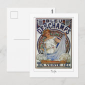 Alphonse Mucha #11 - Fine Art Postcard Postkarte (Vorne/Hinten)
