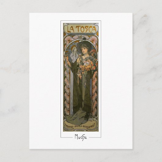 Alphonse Mucha #132 - Fine Art Postcard Postkarte (Vorderseite)
