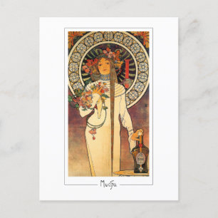 Alphonse Mucha #134 - Fine Art Postcard Postkarte