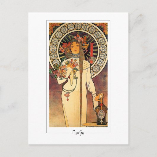 Alphonse Mucha #134 - Fine Art Postcard Postkarte (Vorderseite)