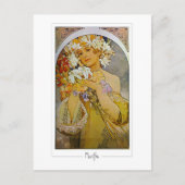 Alphonse Mucha #142 - Fine Art Postcard Postkarte (Vorderseite)